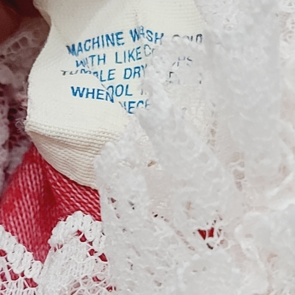 Vintage Evy of California Red Velvet Lace Collar Girls Christmas Formal Dress - Picture 4 of 9